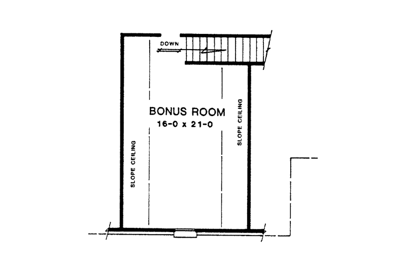 House Plan Design - Floor Plan - Other Floor for Country House Plan #10-275 - 3 bed, 2.5 bath