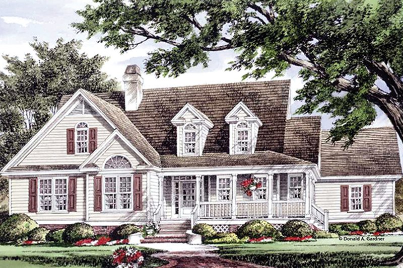 Dream House Plan - Exterior - Front Elevation 4 for Country House Plan #929-961 - 3 bed, 2.5 bath