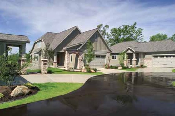 Exterior - Front Elevation 3 for Traditional House Plan #928-115 - 2 bed, 2 bath