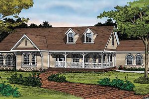 House Design - Country Exterior - Front Elevation Plan #314-229