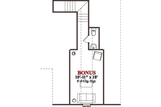 Floor Plan - Other Floor for Traditional House Plan #63-202 - 4 bed, 2.5 bath