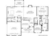 Traditional Style House Plan - 4 Beds 3 Baths 2523 Sq/Ft Plan #927-1042 