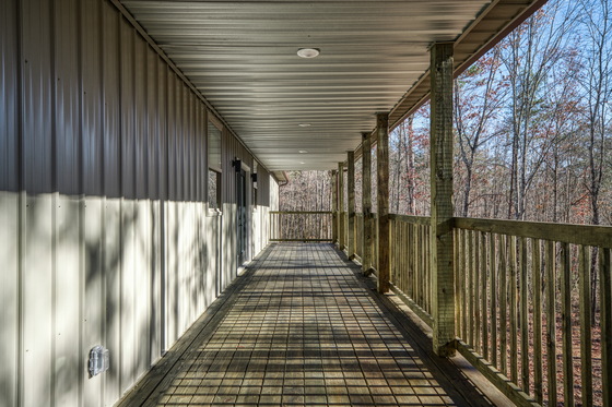 Exterior - Covered Porch for Farmhouse House Plan #44-274 - 3 bed, 2 bath