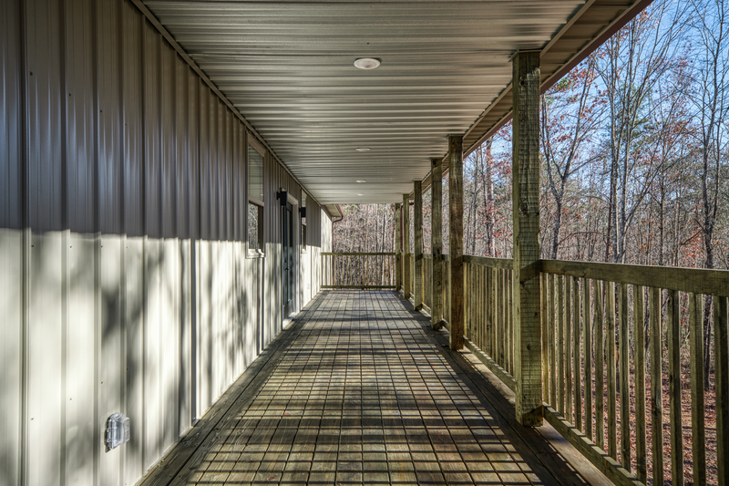 House Design - Exterior - Covered Porch for Farmhouse House Plan #44-274 - 3 bed, 2 bath