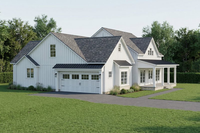 House Blueprint - Exterior - Other Elevation 3 for Farmhouse House Plan #923-469 - 3 bed, 3 bath