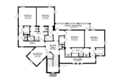 Mediterranean Style House Plan - 6 Beds 4.5 Baths 4463 Sq/Ft Plan #1058-13 