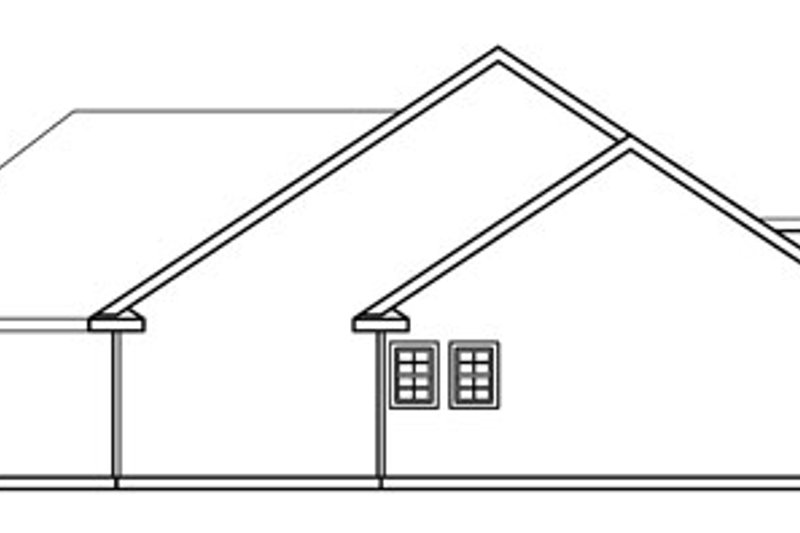 Home Plan - Exterior - Other Elevation for Traditional House Plan #124-721 - 3 bed, 2 bath