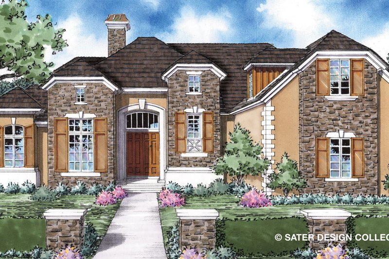 Dream House Plan - Country Exterior - Front Elevation Plan #930-298
