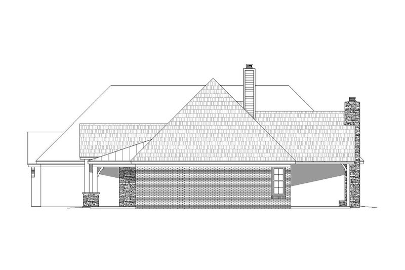 Dream House Plan - Exterior - Other Elevation for European House Plan #932-11 - 4 bed, 3.5 bath