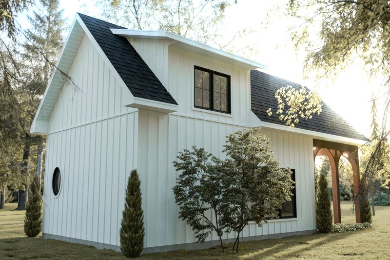Dream House Plan - Exterior - Other Elevation for Farmhouse House Plan #23-2836 - 1 bed, 1 bath