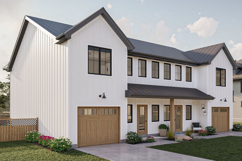 House Blueprint - Exterior - Other Elevation for Modern House Plan #455-665 - 3 bed, 2.5 bath