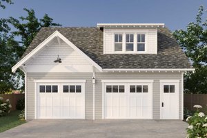 Craftsman Exterior - Front Elevation Plan #461-99