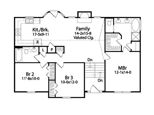 Dream House Plan - Traditional Floor Plan - Main Floor Plan #22-532