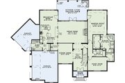 European Style House Plan - 5 Beds 4 Baths 3601 Sq/Ft Plan #17-2382 