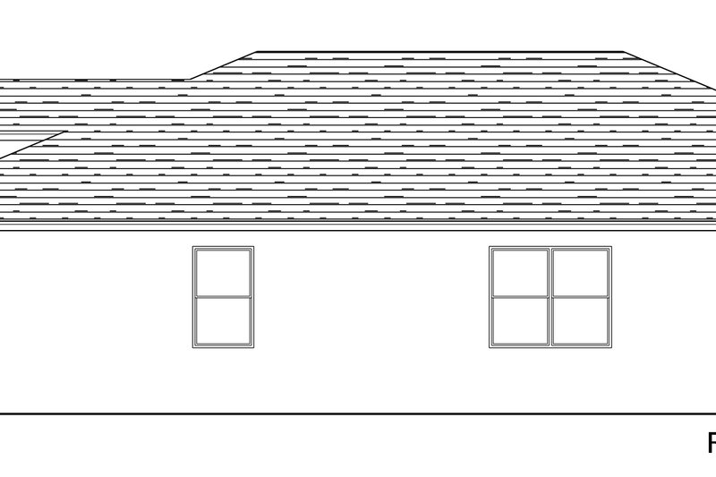 Home Plan - Exterior - Other Elevation 1 for Traditional House Plan #1058-248 - 4 bed, 2 bath