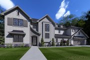 Traditional Style House Plan - 4 Beds 3.5 Baths 3437 Sq/Ft Plan #1069-38 Exterior 