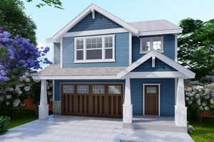 Craftsman Exterior - Front Elevation Plan #53-630