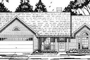 Traditional Exterior - Front Elevation Plan #42-228
