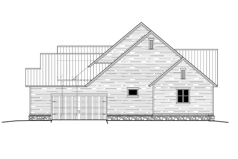 Home Plan - Exterior - Other Elevation 1 for Farmhouse House Plan #1081-10 - 4 bed, 3 bath