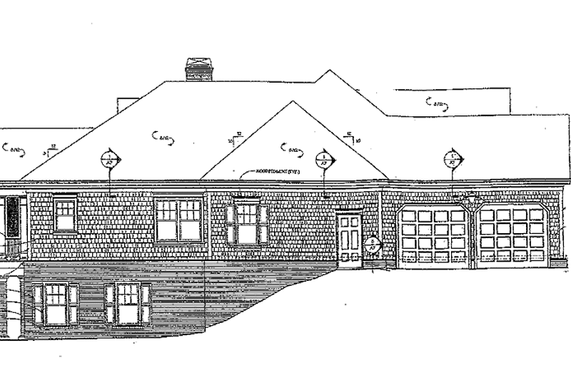 Home Plan - Exterior - Other Elevation for Classical House Plan #429-269 - 3 bed, 3 bath