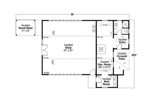 Home Plan - Country Floor Plan - Main Floor Plan #124-1306