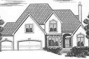 Traditional Style House Plan - 4 Beds 3.5 Baths 2931 Sq/Ft Plan #6-136 