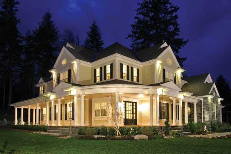 Dream House Plan - Exterior - Front Elevation 6 for Country House Plan #132-352 - 4 bed, 4.5 bath