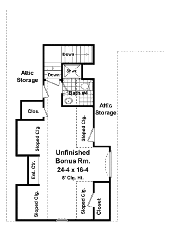 European Floor Plan - Other Floor Plan #21-256