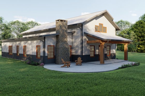 Exterior - Other Elevation 6 for Farmhouse House Plan #1092-5 - 3 bed, 3.5 bath