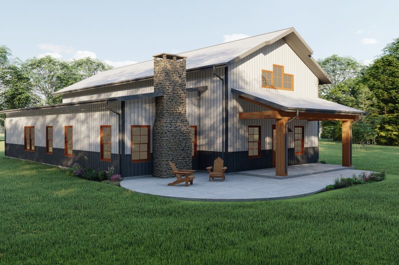House Design - Exterior - Other Elevation 6 for Farmhouse House Plan #1092-5 - 3 bed, 3.5 bath