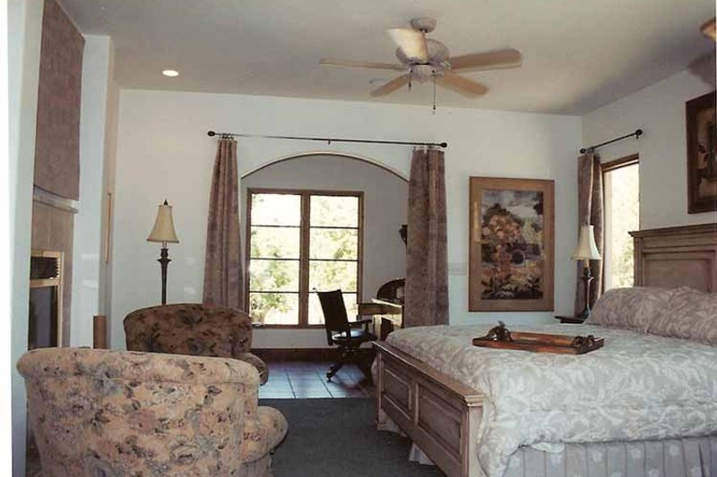 House Blueprint - Interior - Master Bedroom for Mediterranean House Plan #937-16 - 5 bed, 4 bath