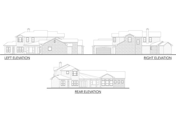 Exterior - Other Elevation for Mediterranean House Plan #80-212 - 4 bed, 5 bath