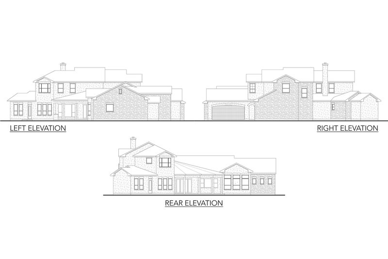 Dream House Plan - Exterior - Other Elevation for Mediterranean House Plan #80-212 - 4 bed, 5 bath