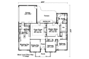 Southern Style House Plan - 3 Beds 2 Baths 2254 Sq/Ft Plan #306-114 