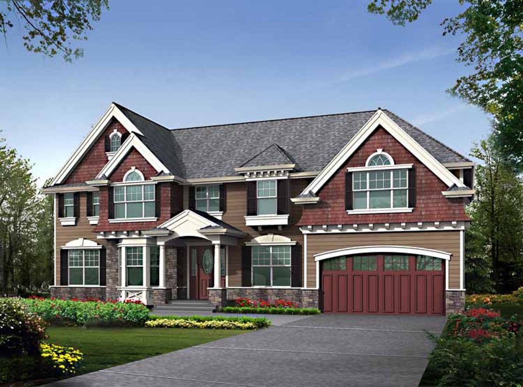 Craftsman Style House Plan - 5 Beds 4 Baths 3785 Sq/Ft Plan #132-461 -  Eplans.com