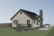 Cottage Style House Plan - 2 Beds 2 Baths 1002 Sq/Ft Plan #79-134 