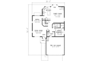 Adobe / Southwestern Style House Plan - 4 Beds 3 Baths 1899 Sq/Ft Plan #1-411 