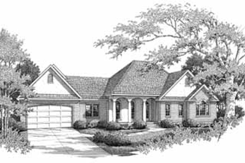 Home Plan - Traditional Exterior - Front Elevation Plan #14-160