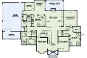 European Style House Plan - 4 Beds 4 Baths 4488 Sq/Ft Plan #17-569 