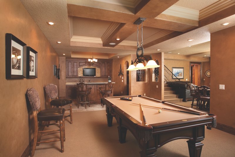 Home Plan - Photo 12 for European House Plan #70-1052 - 2 bed, 2 bath