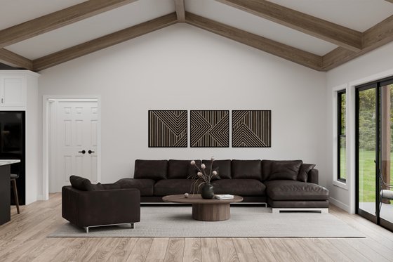 Interior - Family Room 1 for Country House Plan #1089-66 - 3 bed, 2 bath
