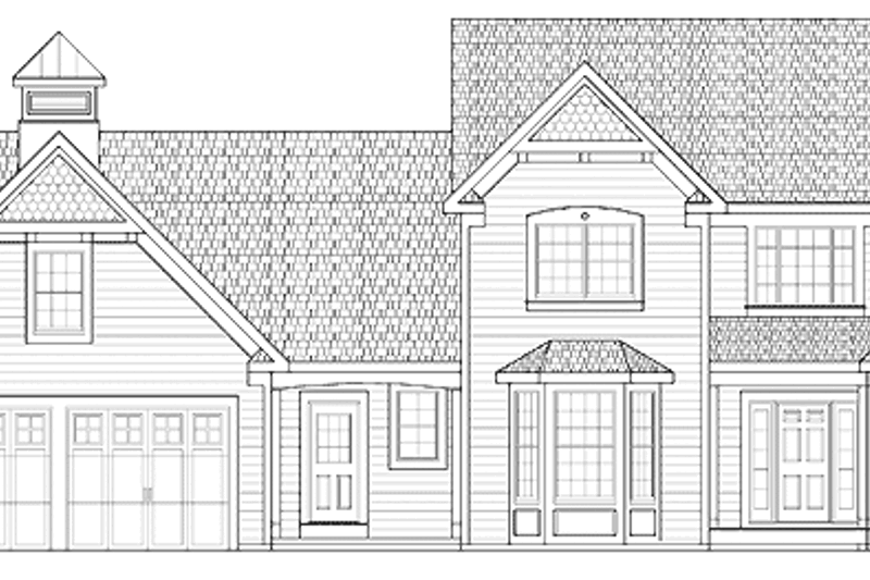House Blueprint - Country Exterior - Front Elevation Plan #328-321