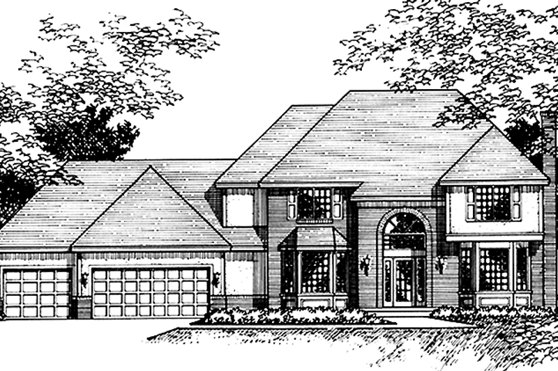 House Plan Design - Traditional Exterior - Front Elevation Plan #51-840