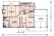 Craftsman Style House Plan - 3 Beds 2.5 Baths 2552 Sq/Ft Plan #140-124 