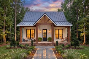 Architectural House Design - Exterior - Front Elevation for Farmhouse House Plan #430-429 - 2 bed, 1 bath