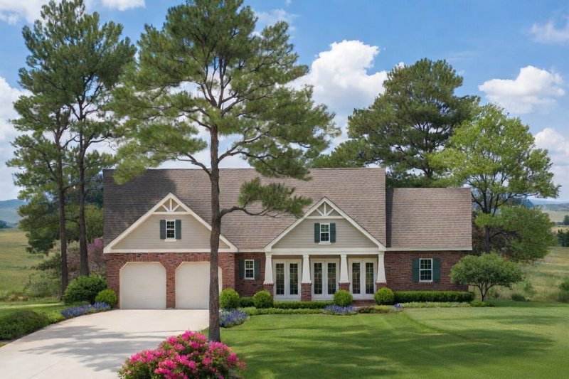 Home Plan - Exterior - Front Elevation 2 for Craftsman House Plan #20-2163 - 3 bed, 3 bath