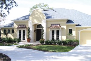 Dream House Plan - European Exterior - Front Elevation Plan #1058-52
