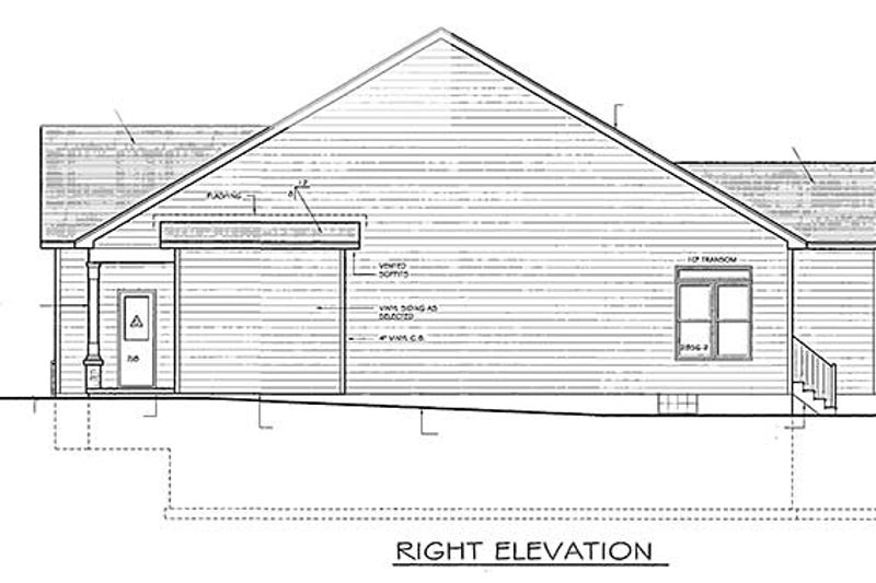 Architectural House Design - Exterior - Other Elevation for Ranch House Plan #1010-22 - 2 bed, 2 bath