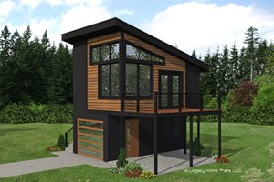 Contemporary Exterior - Front Elevation Plan #932-647