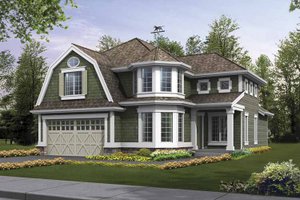 Craftsman Exterior - Front Elevation Plan #132-371